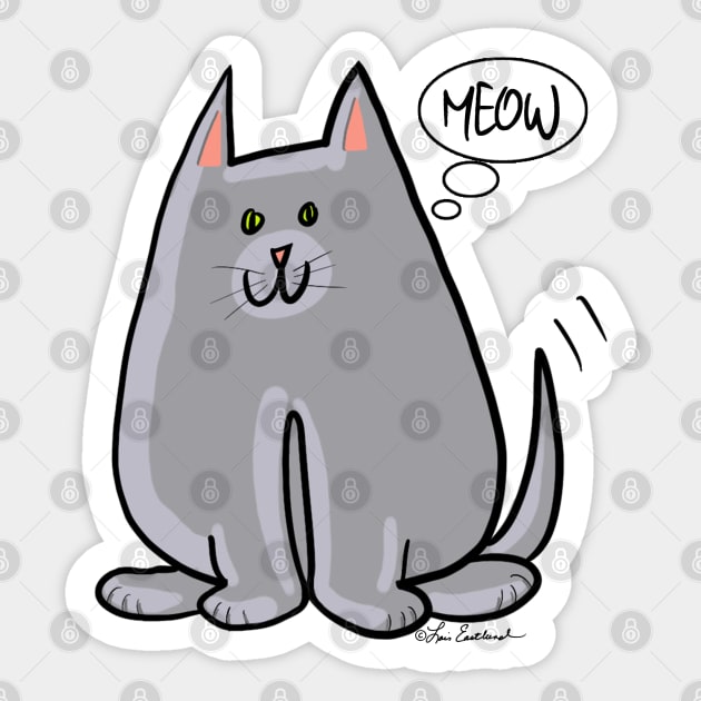 Meow Kitty Sticker by loeye